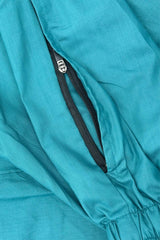 Teal Scrub Set with Polo Neck - Large