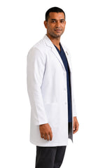 Clozzi unisex white doctor lab coat - Right Side View