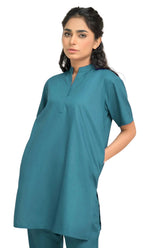 Pulse-Seam Femme Scrub Set - front view