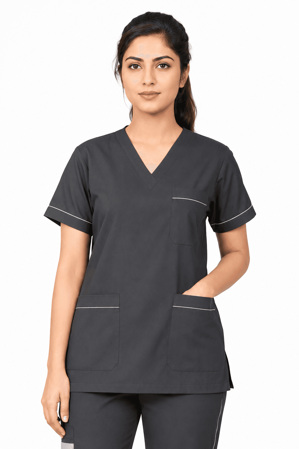 Pediatric Pro Piped Scrub Set with Pockets