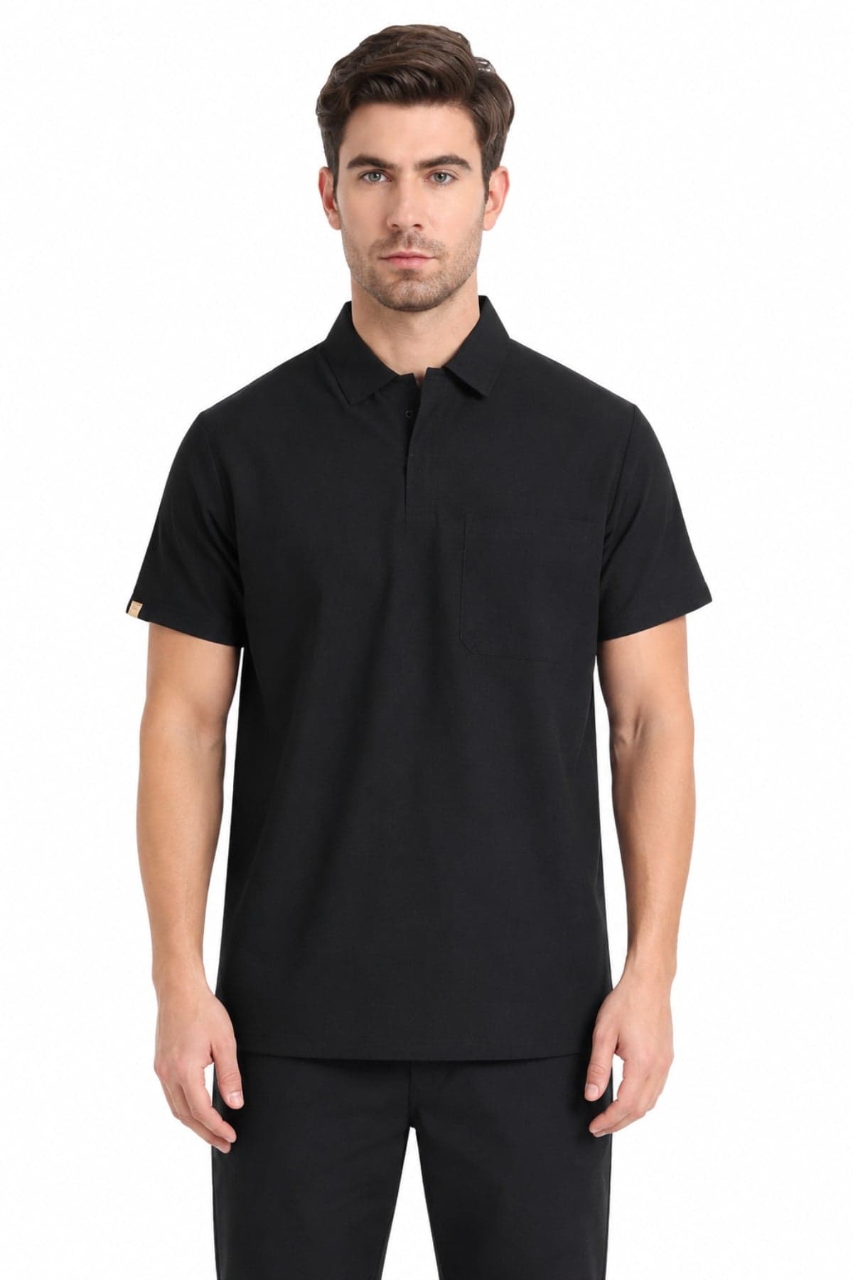 Physician Executive Collar Scrub Set