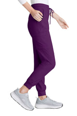 Womens 4-Pocket Mid-Rise Jogger Scrub Pant-right