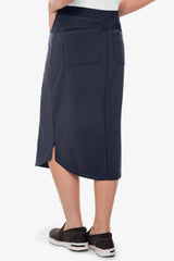 Women's 5-Pocket Cargo Scrub Skirt- Back