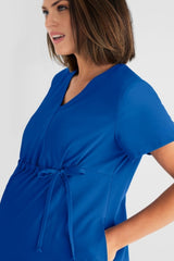 Bella Maternity Wrap Top - pocket view