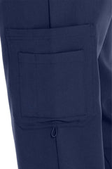 Drawstring Cargo Scrub Pants-Pocket Detailing