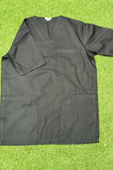 Midnight Black Scrub Set - Medium