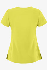 Pediatric Pitter-Pat V-Neck Scrub Top - back side