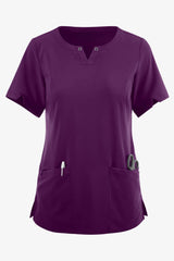 Professional 4-Pocket Scrub Top for OPD - front view