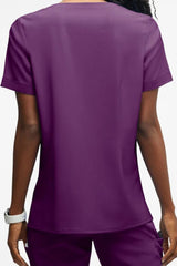 Professional 4-Pocket Scrub Top for OPD - back