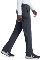 Cruise 7-Pocket Slim Straight Scrub Cargo Pant - side pocket view