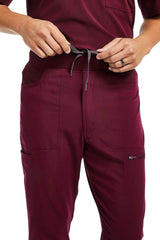 Multi-Pocket Cargo Jogger Pant-Drawstring Detailing