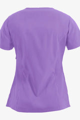 ENT-Inspired Women’s 3-Pocket Zipper Scrub - back view