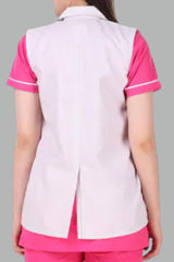 Emergency Medicine Sleeveless Lab Coat-Back View