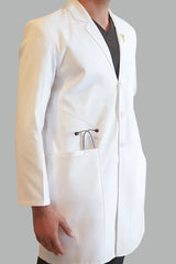 Precision Pocket Pharmacy Lab Coat-Right Side