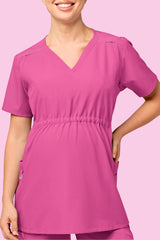 Maternity V-Neck Scrub Top