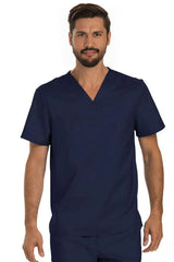 Men's Single Pocket V-Neck Scrub Top