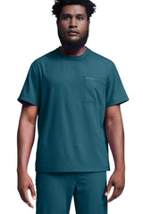 Men’s 1-Pocket Tuck-In Crew Neck Scrub Top