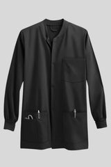 Men's Warm-Up Scrub Jacket with 5 Pockets