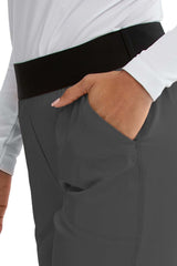 Mid-Rise Straight Leg Pant