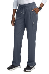 Physician's Straight Leg Scrub Pants-Left Side