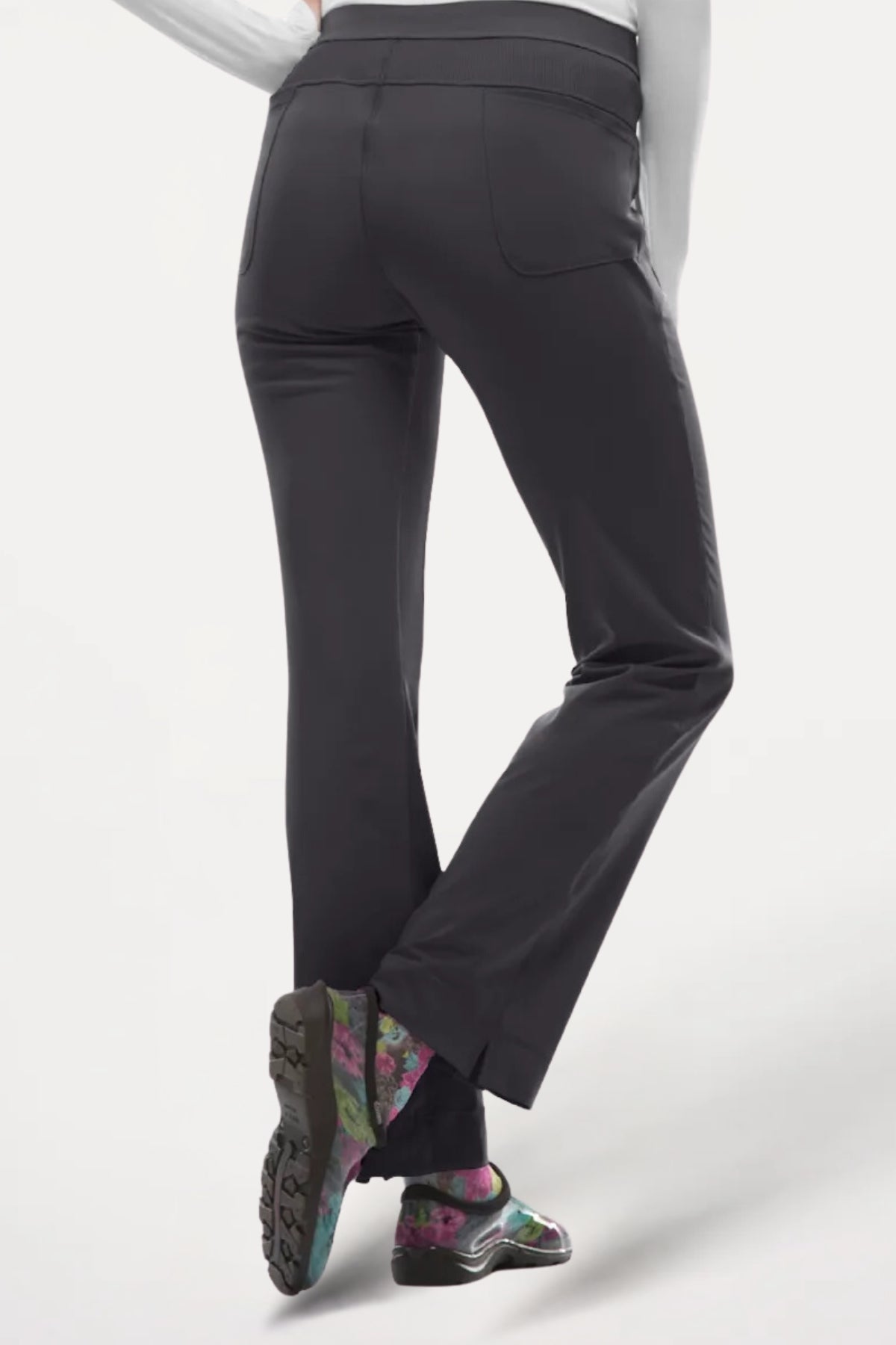 Pull-On Elastic Waist Pants -back view