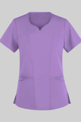 Radiologist 4-Pocket Sweetheart Neck Scrub Top