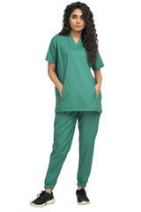 Side Pockets Scrub Set