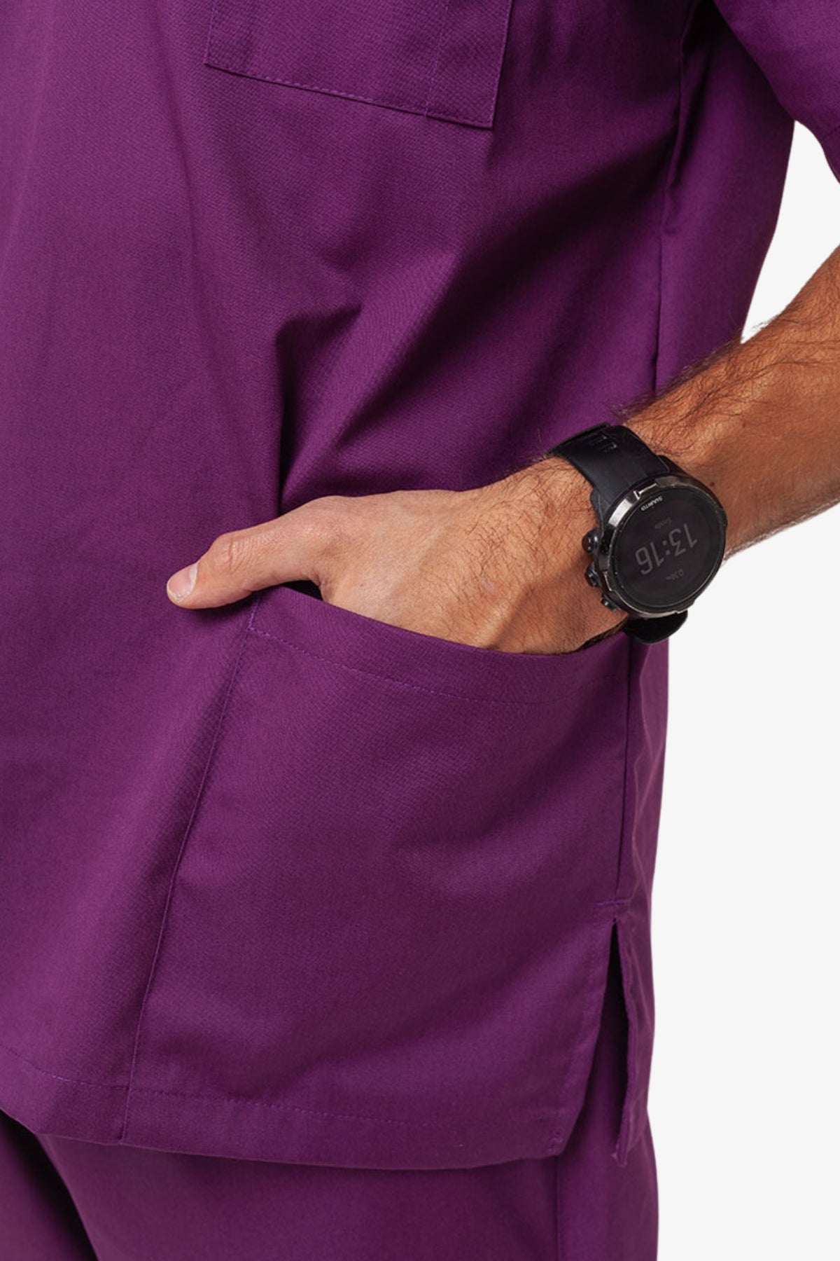 Surgeons V- Neckline Scrub Kit - left pocket view of top