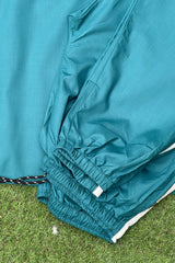 Teal Scrub Set with White Stripes - XXL
