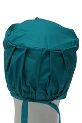 Tie-Back Surgical Cap with Secure Fit and Minimalist Design