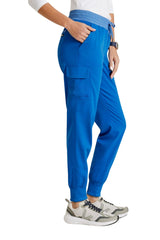 5-Pocket Two-Tone MidRise Jogger Scrub Pant-RIght Side