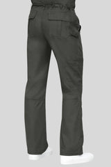 Velcro Flaps Cargo Pants- Back View