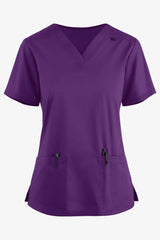 Women's V-Neck Scrub Top