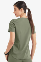 Women's V-Neck Scrub Top