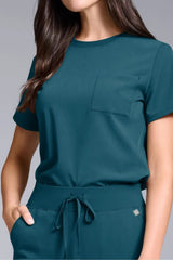 Women's Base Crew-Neck Tuck-In Scrub Top