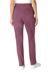 High Waist Slim Fit Straight Leg Pant-Back Side